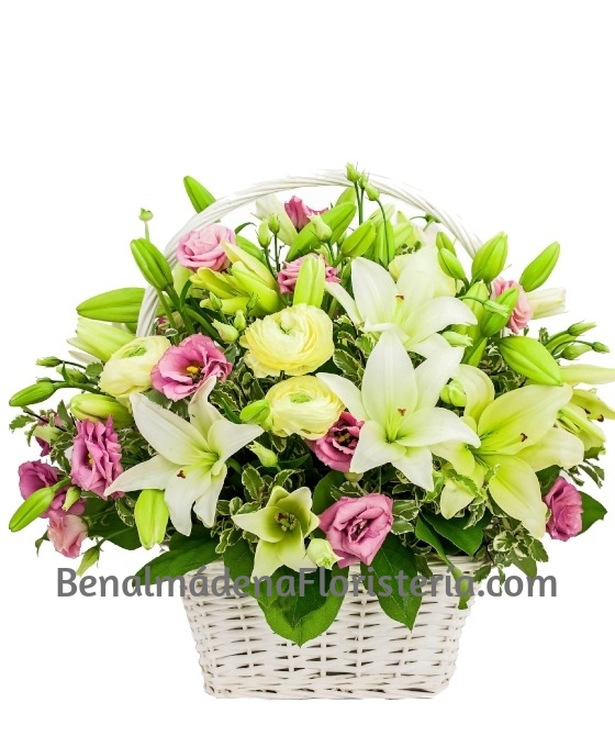 Cesta con Lilium