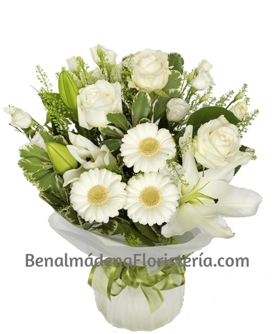 Bouquet Variado tonos Blancos