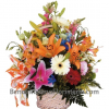 Cesta de Flores variadas