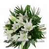 Ramo blanco con verdes